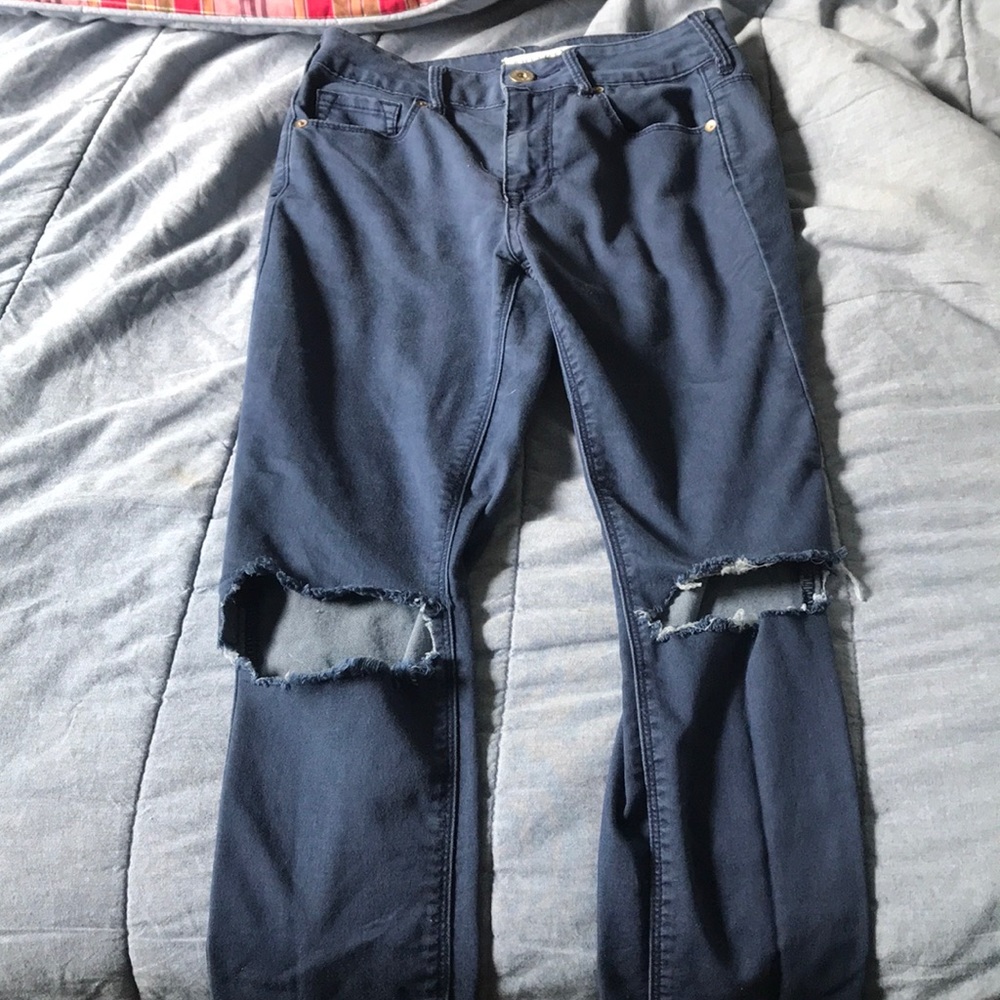 bullhead high rise skinnies